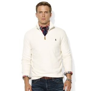 Polo Ralph Lauren Half-Zip Mock Neck Pullover